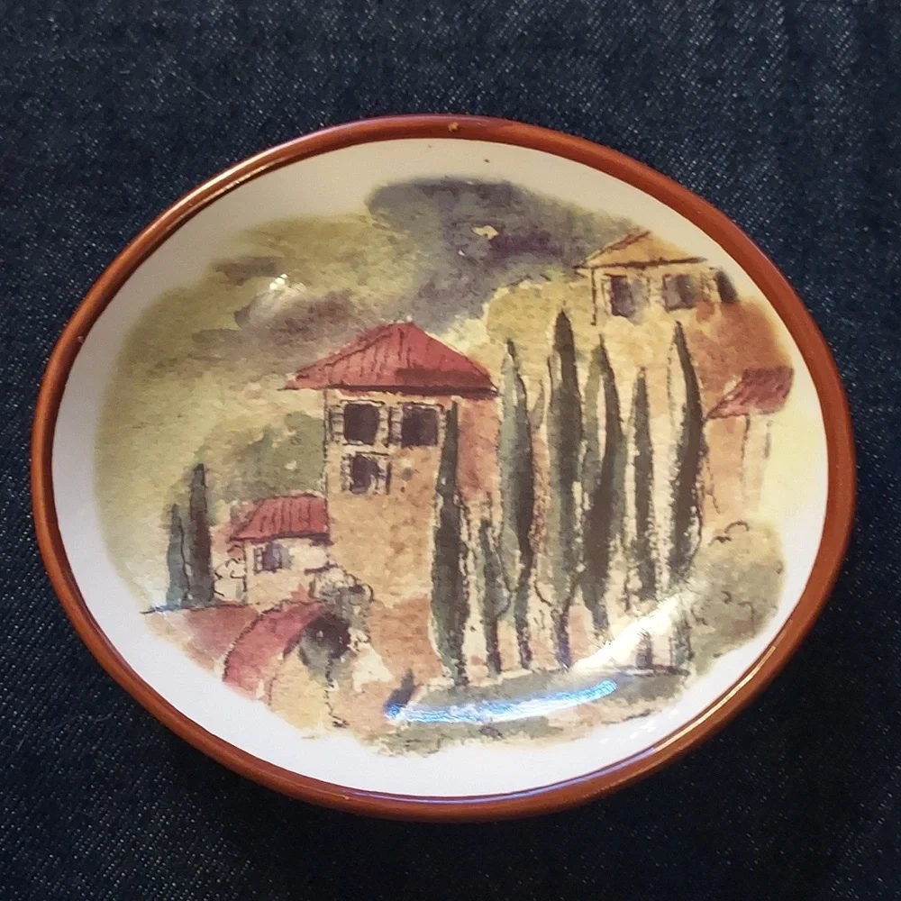 William Sonoma Dipping Bowls Tuscan Theme set of 2